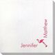 Corner Text with Flamingo Design Bamboo Luxe Napkins Image 2 of 2
